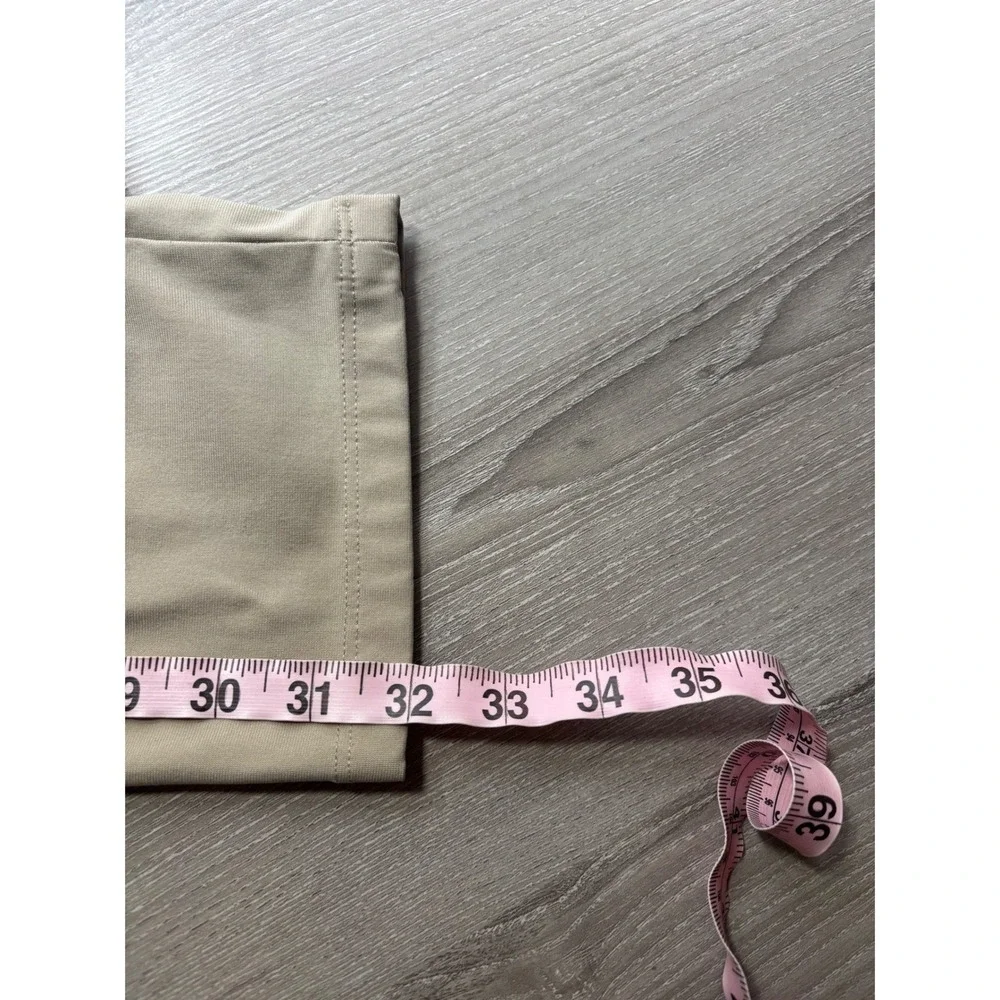 Lululemon Mens Commission‎ Slim Fit Warpstreme Pants Tan Khaki 34x32 Activewear